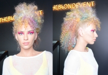Пастельное окрашивание и укладка кудри на мероприятии Hair Days/ Blond event