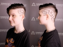 Стрижка и хаир тату