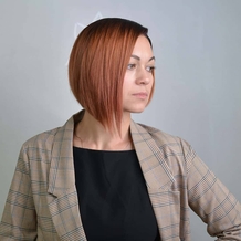 Классическое окрашивание и стрижка