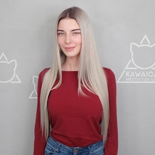 длинный волосы окрашивание с затемнением корней