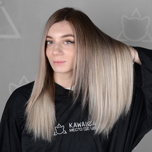 Классический шатуш на начес