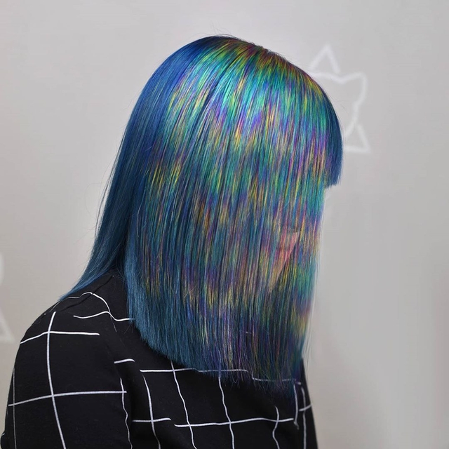 Цветные окрашивания волос Антоцианином и Crazy Color от 1500 руб. в ...